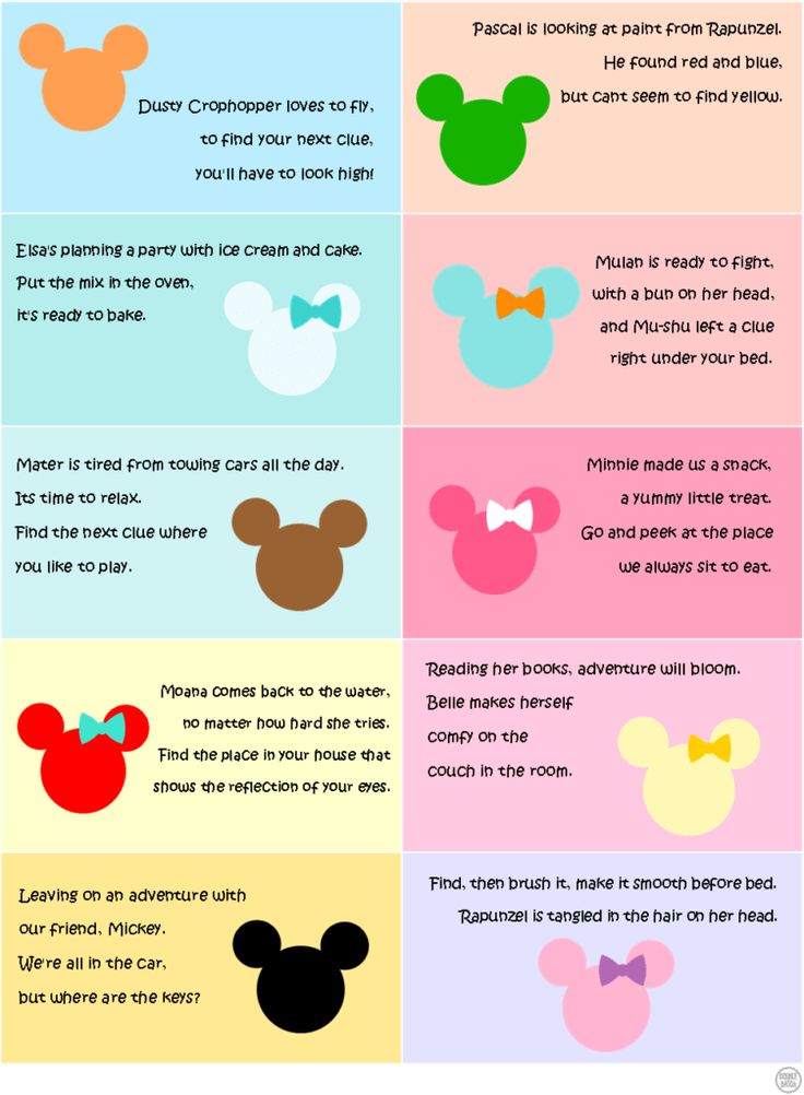 mickey mouse's ears with different colors