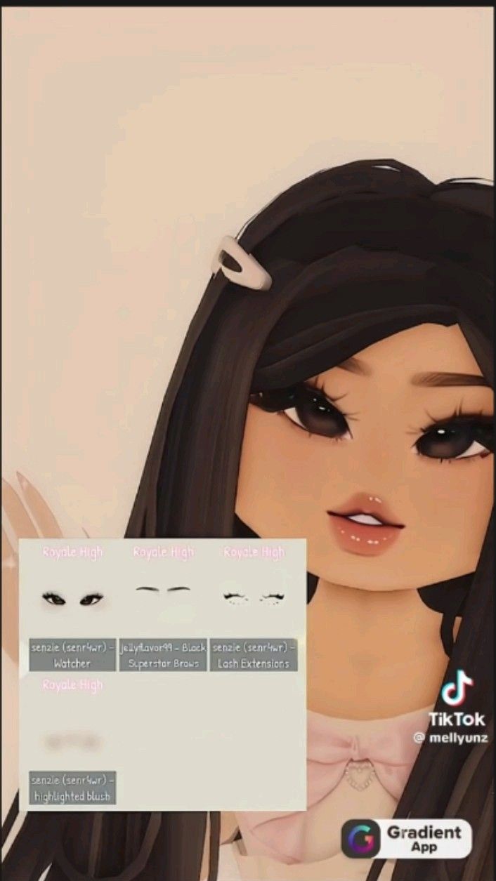 face combos ! in 2024 | High hair, High pigtails, Aesthetic roblox ...