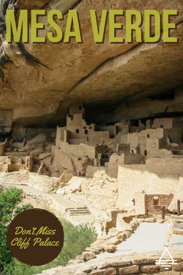 an image of a book cover with the title don't miss cliff palace on it