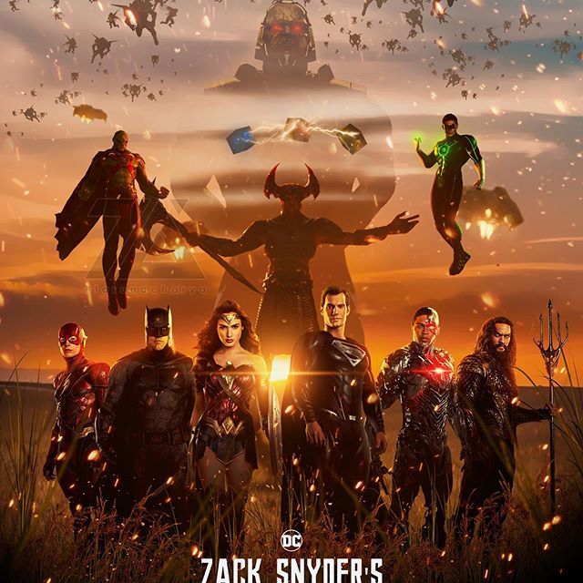 the poster for zark syndie's upcoming movie, featuring many superheros