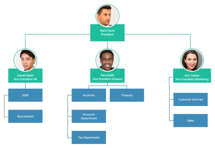 Organizational Chart Examples to Quickly Edit and Export in Many ...