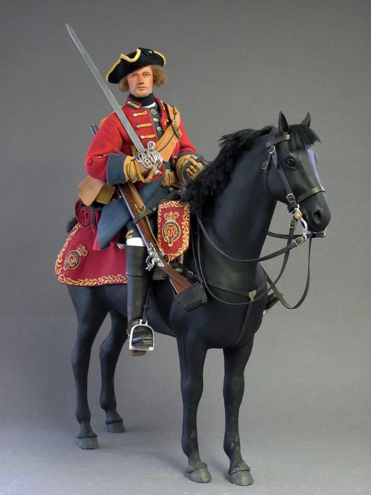 18th Century A British Dragoon 1743 . - OSW: One Sixth Warrior Forum The Last Battle, Scottish Pride, Century Uniforms, British Uniforms, Military Museum, Last Battle, British Armed Forces, Military Action Figures, Military Figures