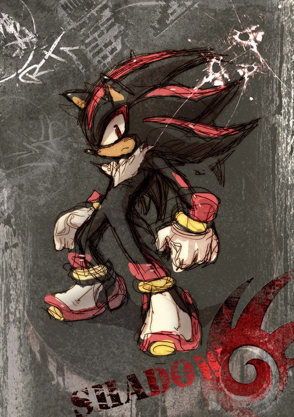 shadow the hedgehog from sonic the hedgehog