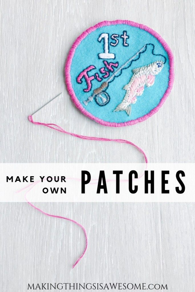 a blue patch with the words 1st place on it and a pink thread next to it