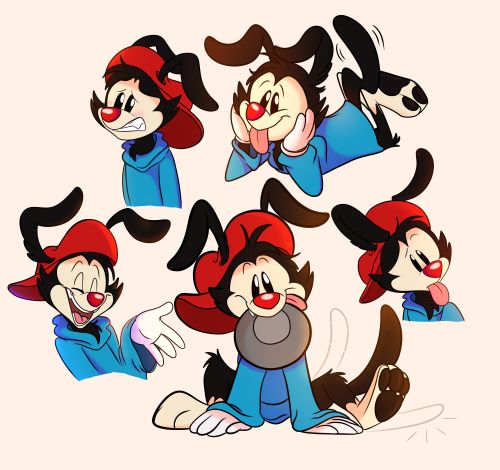 some cartoon characters with different expressions on their faces and ...