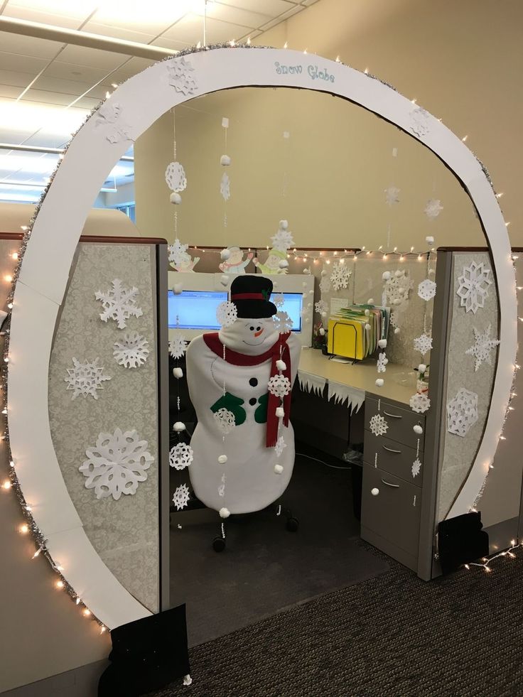 50 Stunning Winter Office Decorations That You Can Easily Make ...