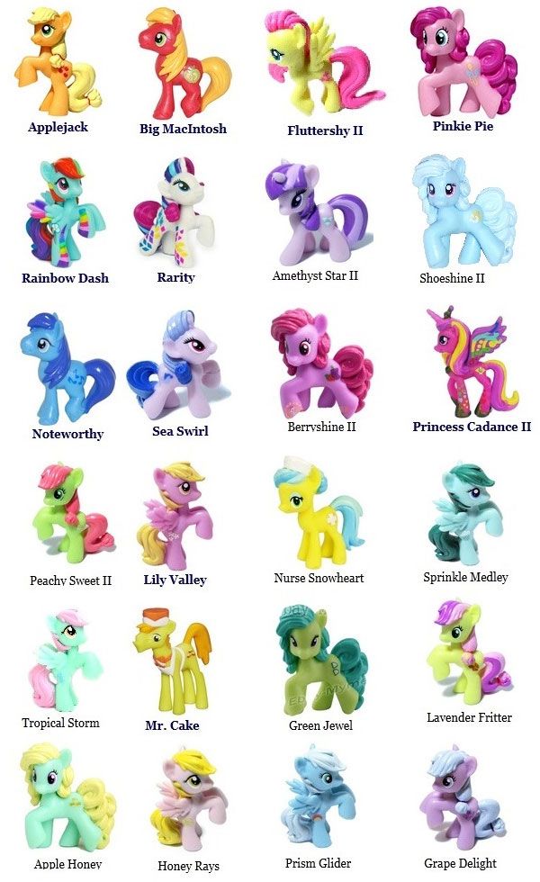 My Little Pony Characters List - Stan House Design