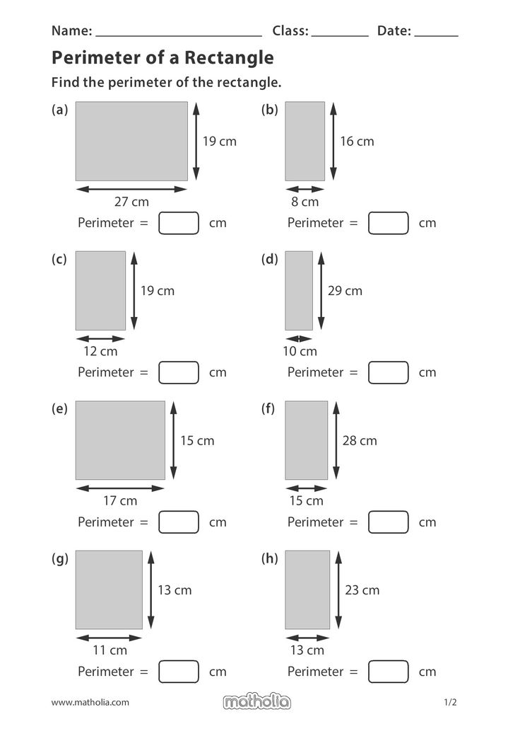 Super Teacher Worksheets Perimeter Answer Key