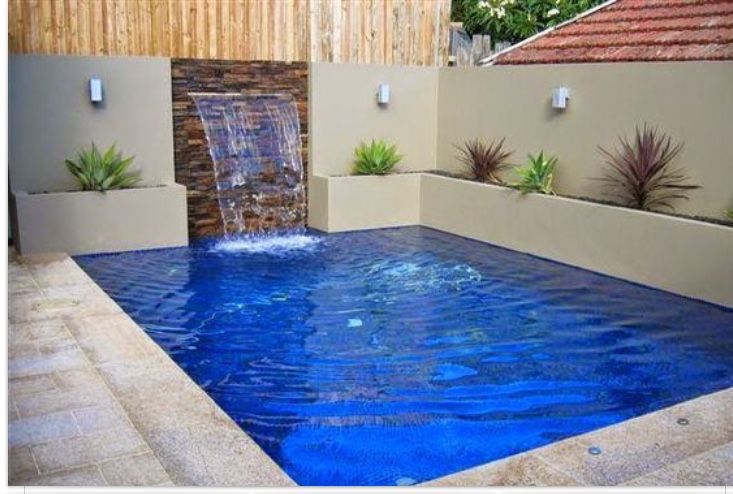 Pin by Fany on Casa | Pool patio, Pool landscaping, Small pool design