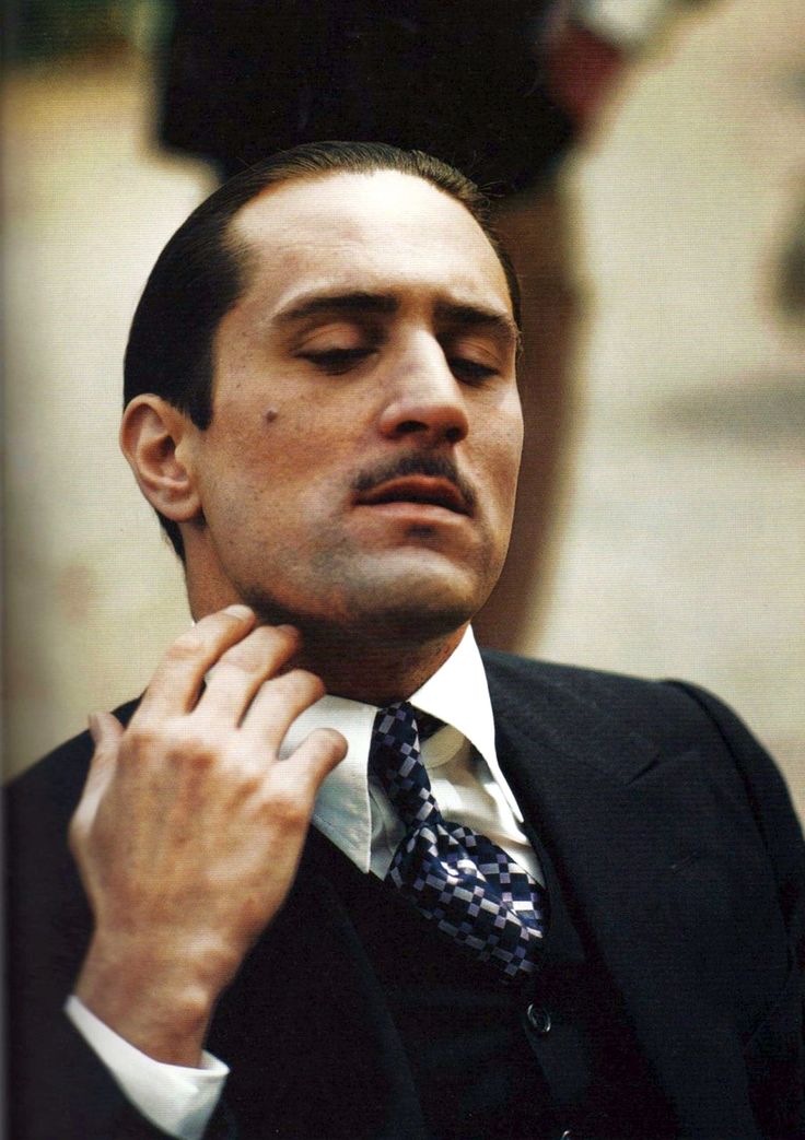 Robert De Niro as young Vito Corleone in The Godfather II, 1974