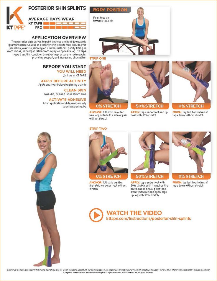 Click for printable document See our complete selection of KT Tape products at: http://www.theratape.com/brand/kt-tape.html Anterior Shin Splints, Shin Splint Exercises, K Tape, Kt Tape, Kinesio Taping, Kinesiology Taping, Shin Splints, Athletic Training, Half Marathon Training