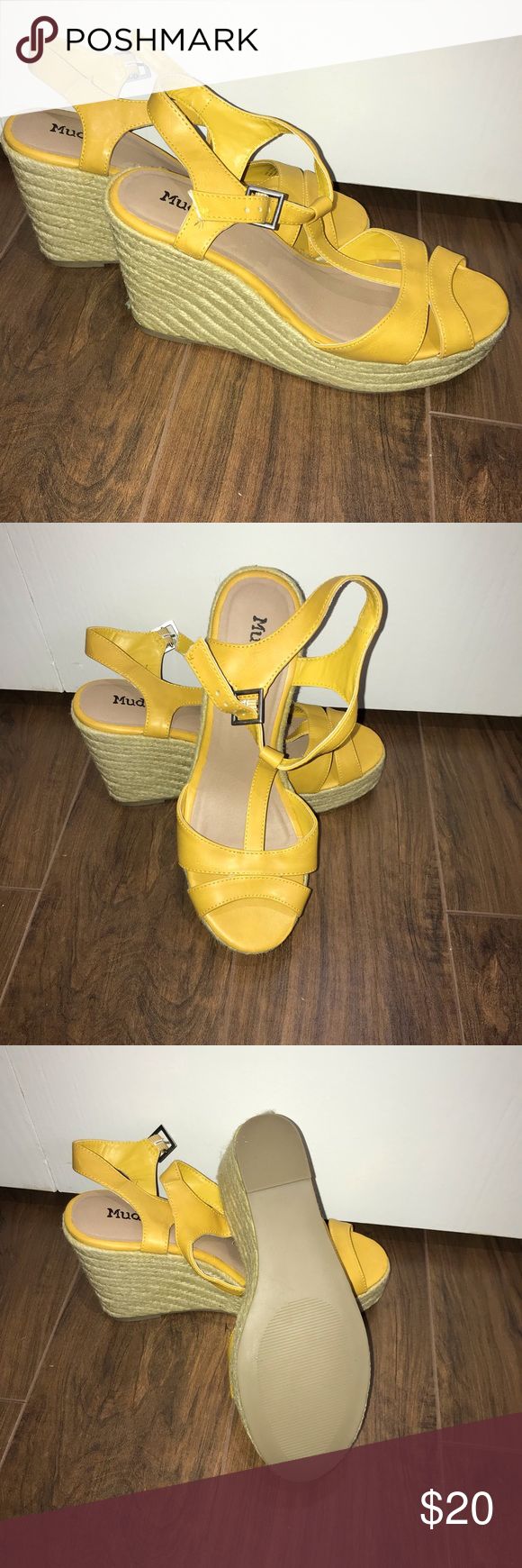 Yellow Wedges Mudd yellow wedges Perfect condition.  Size 10 Mudd Shoes Wedges Yellow Wedges, Mudd Shoes, Tory Burch Miller Sandal, Shoes Wedges, Wedge Shoes, Tory Burch, Wedges, Size 10, Fast Delivery