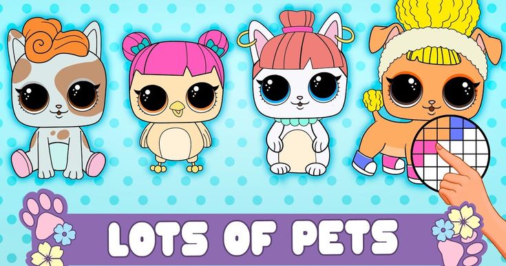 29 Gambar Binatang Kartun Untuk Diwarnai Mewarnai Pets Boneka Hewan Peliharaan Seni Lol For Download Gambar Mewarnai Mewa Hewan Peliharaan Binatang Kartun