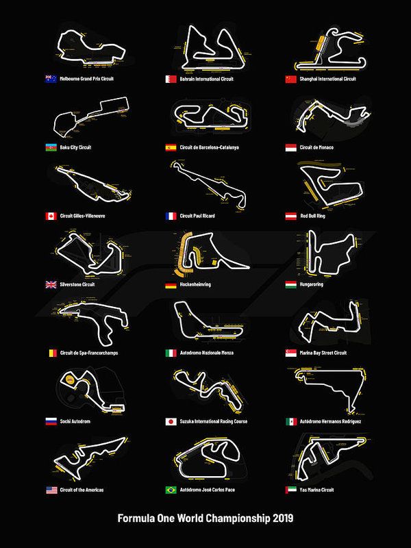 the formula one world championship poster