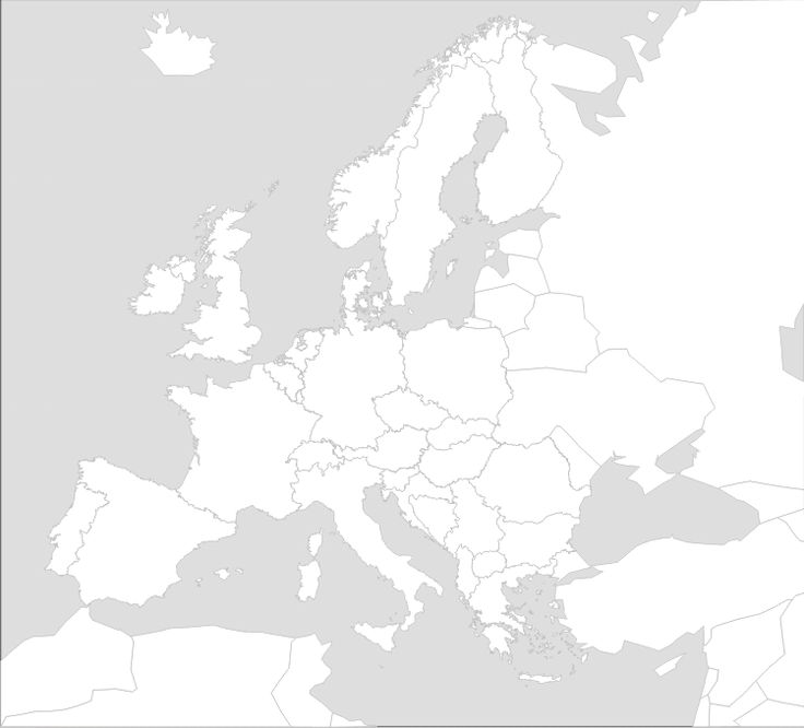 Europe Blank Map