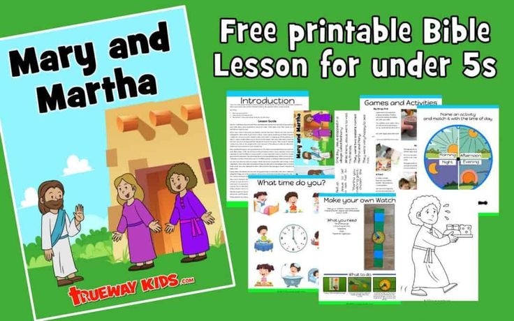 Mary and Martha - Trueway Kids | Bible lessons, Mary and martha ...