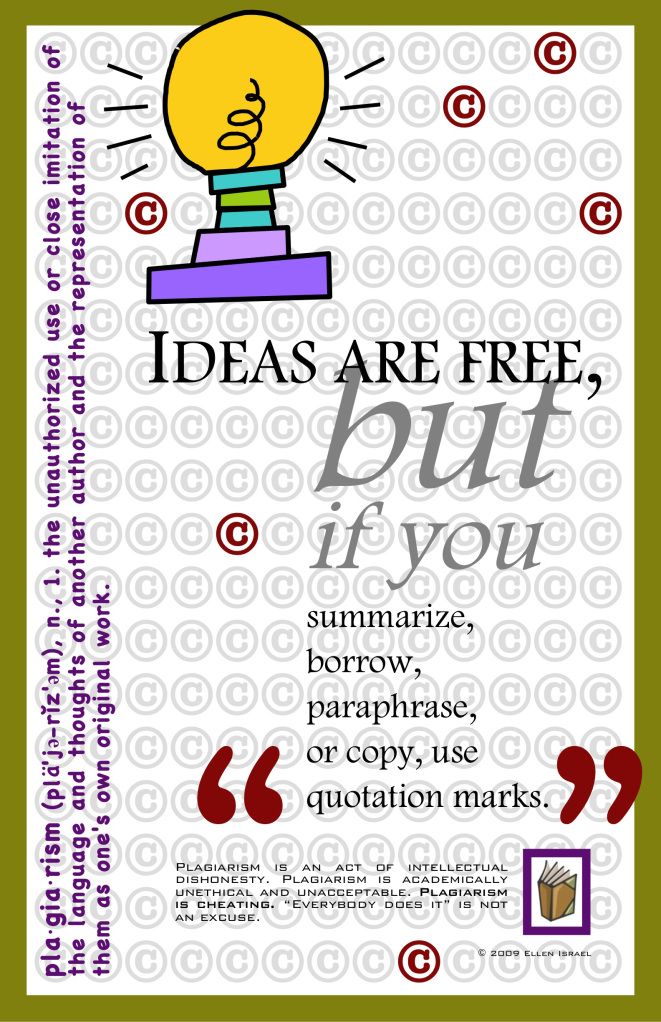 a poster with the words ideas are free, but if you