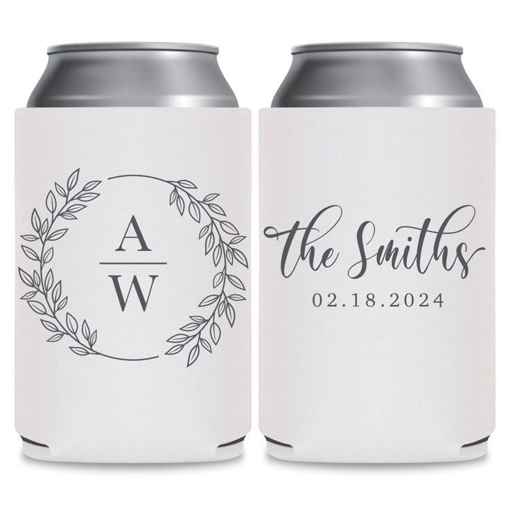 Wedding Can Coolers Minimalist Wedding Favors for Guests in Bulk ...