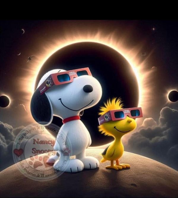 Snoopy is awesome | April 8th Total Eclipse… Snoopy is awesome ...