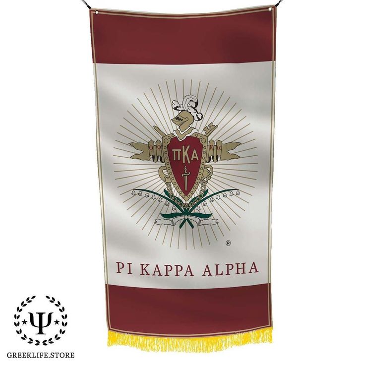 Pi Kappa Alpha Flags and Banners - greeklife.store Pi Kappa Alpha, Best Flags, Brothers And Sisters, Flag Banner, Fraternity, Sorority, Bright Colors, Banners, Flag