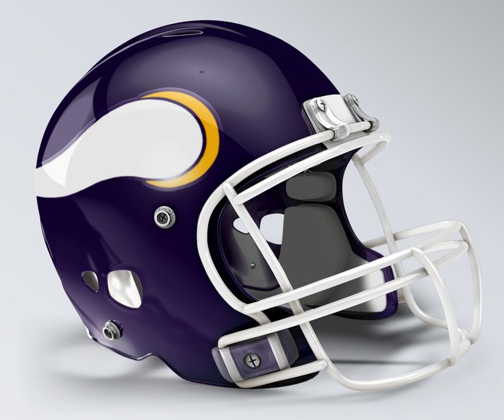 the minnesota state football helmet is shown