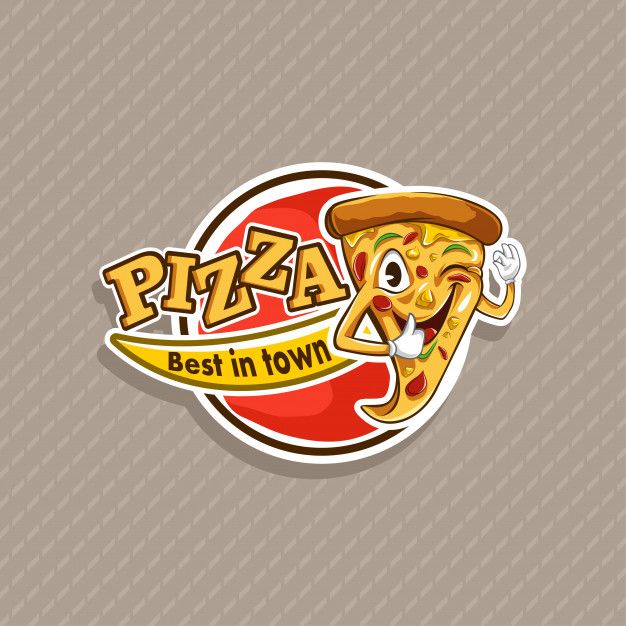 Pizza logo template Premium Vector | Pizza logo, Food logo design ...