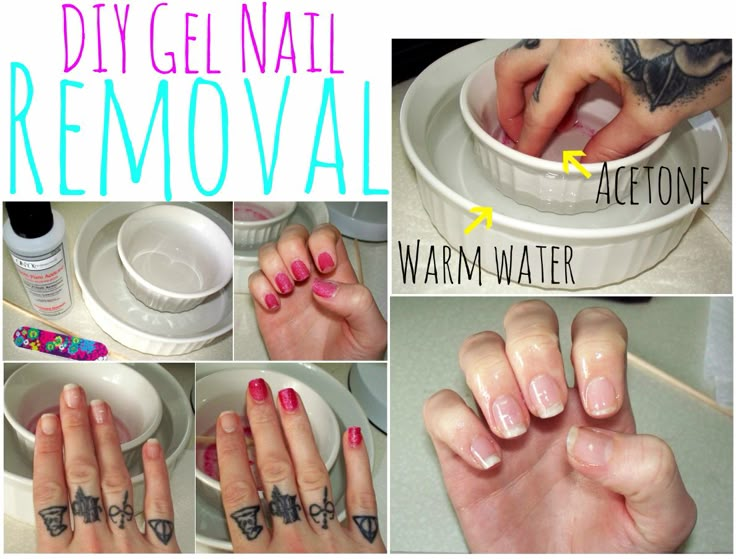 Forget the foil and cotton ball method.This is the easiest way to remove gel nails.