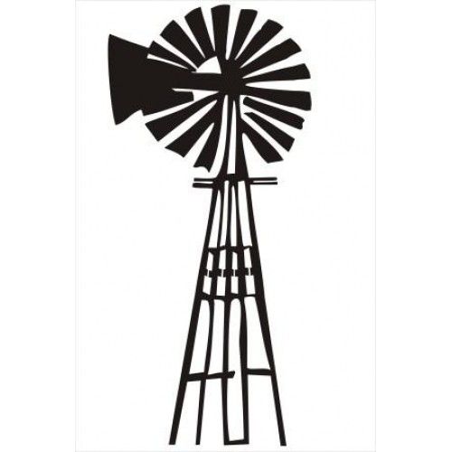 a black and white drawing of a windmill