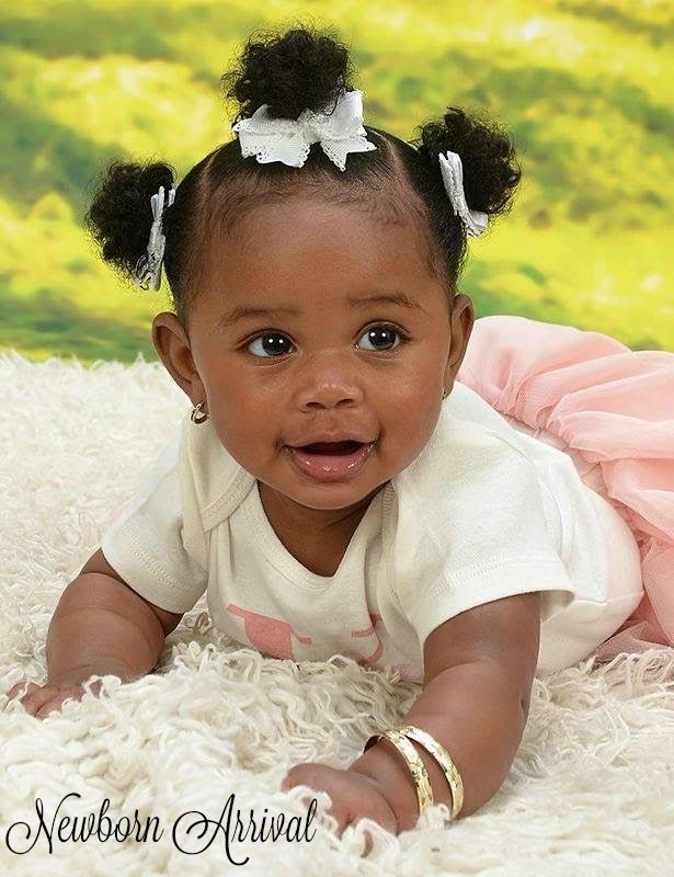 Angel Norfleet   8 months  https://www.facebook.com/NewbornArrival/ Autumn Hairstyles, Black Baby Hairstyles, Black Baby Girl Hairstyles, Baby Girl Hairstyles Curly, Old Hairstyles, Cute Black Babies, Beautiful Black Babies, Adorable Babies