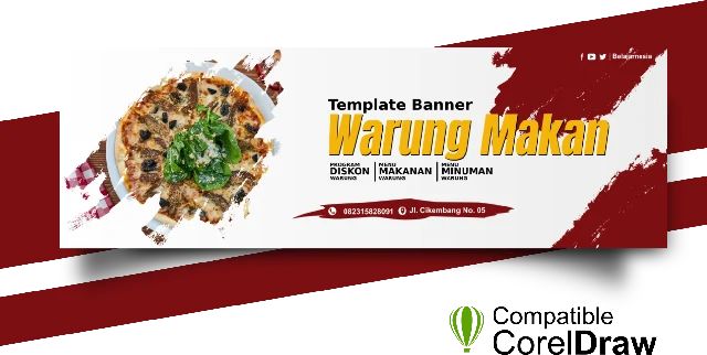 Contoh Banner Warung Makanan Makanan Gratis Blog