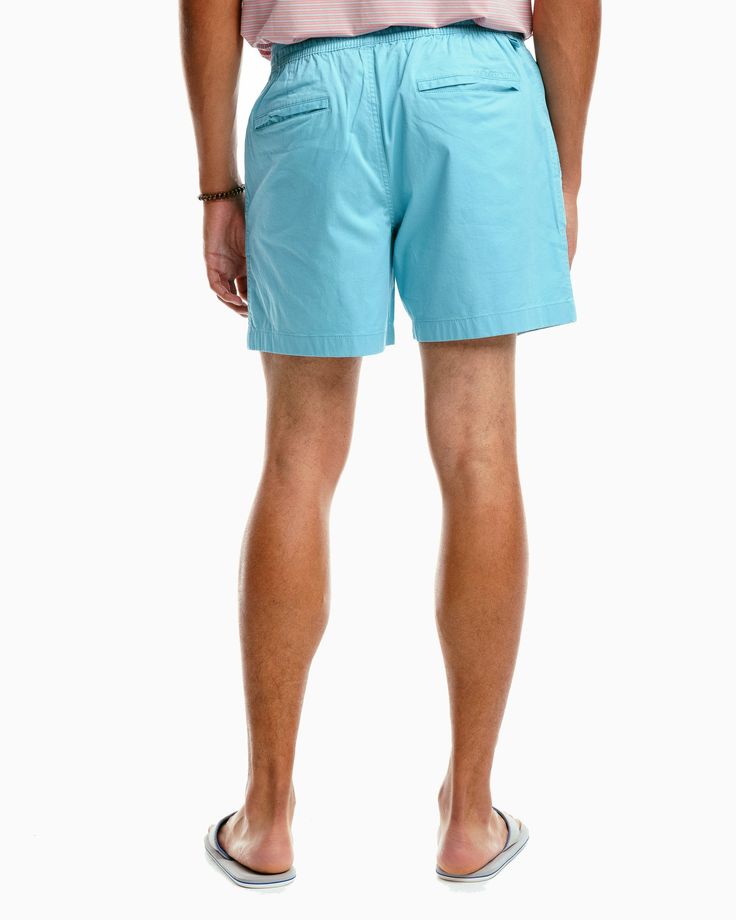 Our new Sun Farer shorts were made for versatility and comfort thanks to the elastic waistband and soft cotton fabric. You’ll want to grab a pair in every color. Style: 8640 6-inch inseam 97% Cotton 3% Stretch Model is 6'2 with a 32" waist wearing a M Fully elasticated waistband with exterior drawcord Heat seal main label Front hand pockets Back welt pockets Southern Tide embroidery on back pocket Soft to touch Machine wash cold with like colors. Do not use softener. Do not bleach. Tumble dry lo Preppy Boys Outfits, Preppy Boys, Southern Outfits, Sophisticated Dress, Comfy Sweaters, Cute Swimsuits, Mens Denim Short, Quarter Zip Pullover, Cotton Poplin