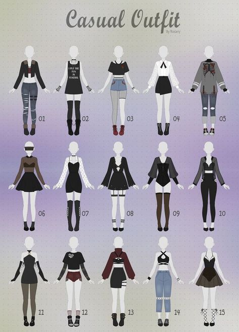 900 Best Anime Outfits ideas  anime outfits drawing clothes art clothes