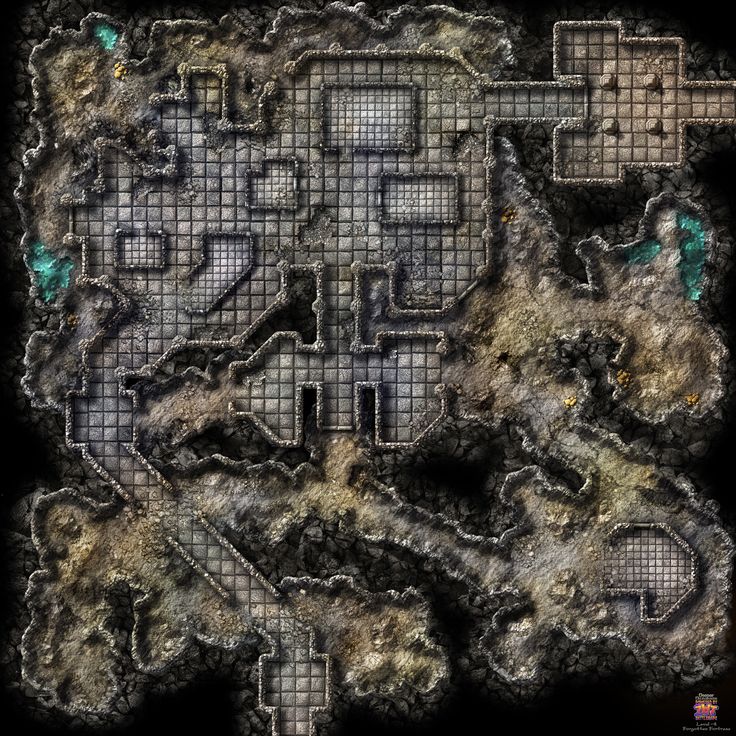 Deep L4 A1 Forgotten Fortress NoGrid VTT by Zatnikotel on DeviantArt ...