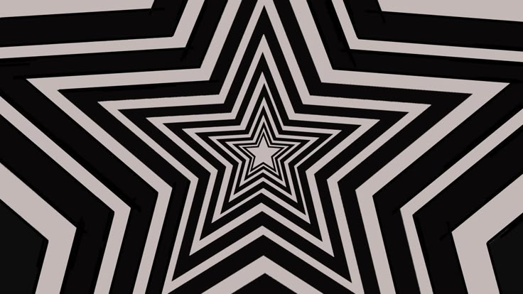 an abstract black and white star pattern