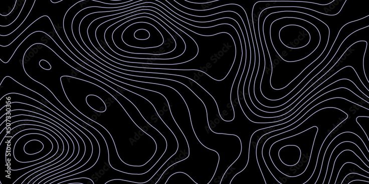 an abstract black and white background with wavy lines