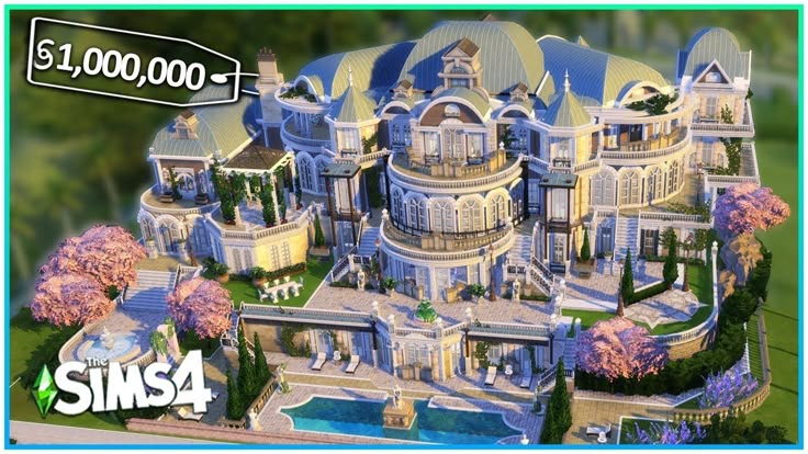 Millionaire Mansion 💸 [No CC] - Sims 4 Speed Build | Kate Emerald ...