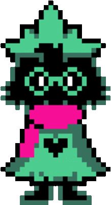 Deltarune Ralsei Pixel Art