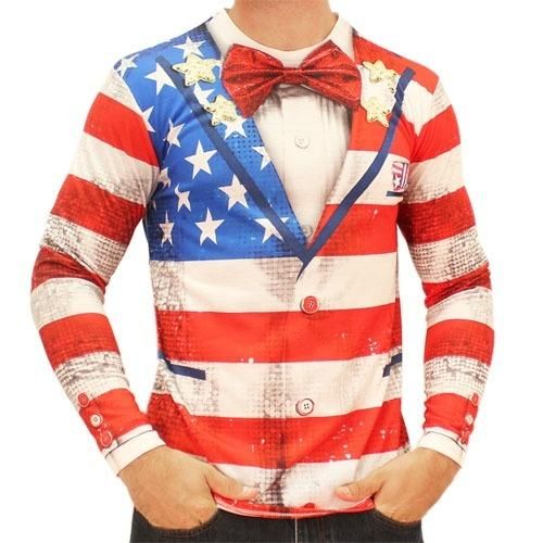 Americana Tuxedo Shirt | The Flag Shirt All Over Design, Tuxedo Shirt, Tuxedo Shirts, Summer Holidays, Flag Shirt, Big Love, Definition Prints, Print Making, High Definition