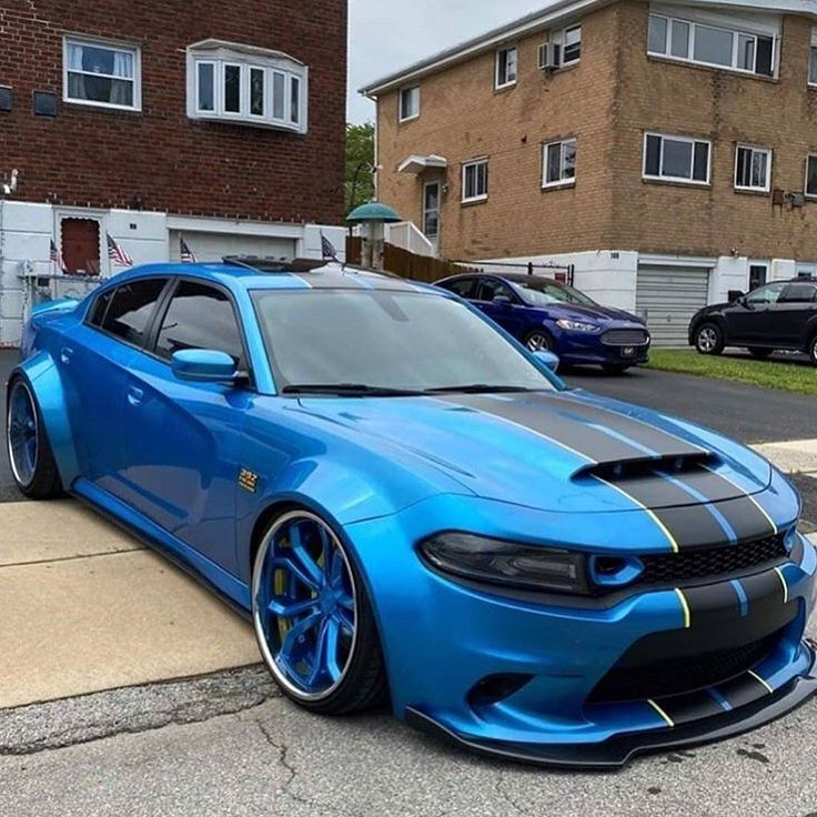 Wide body charger follow @moparmar #wrap #charger #stripes #dodge # ...