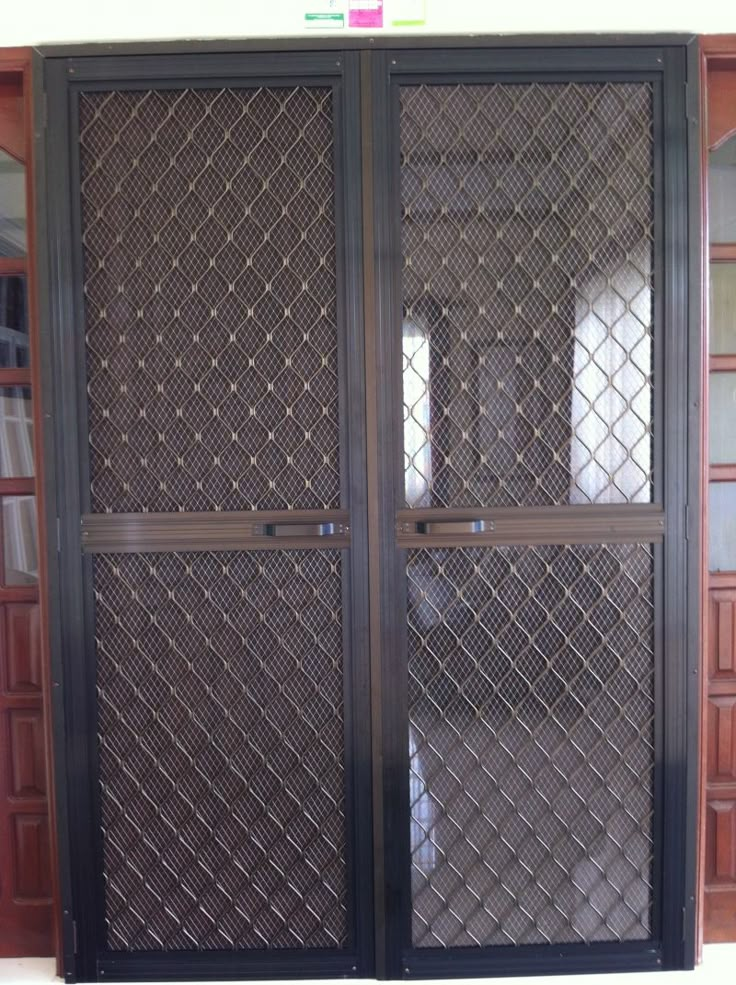 an image of a large metal door in the house