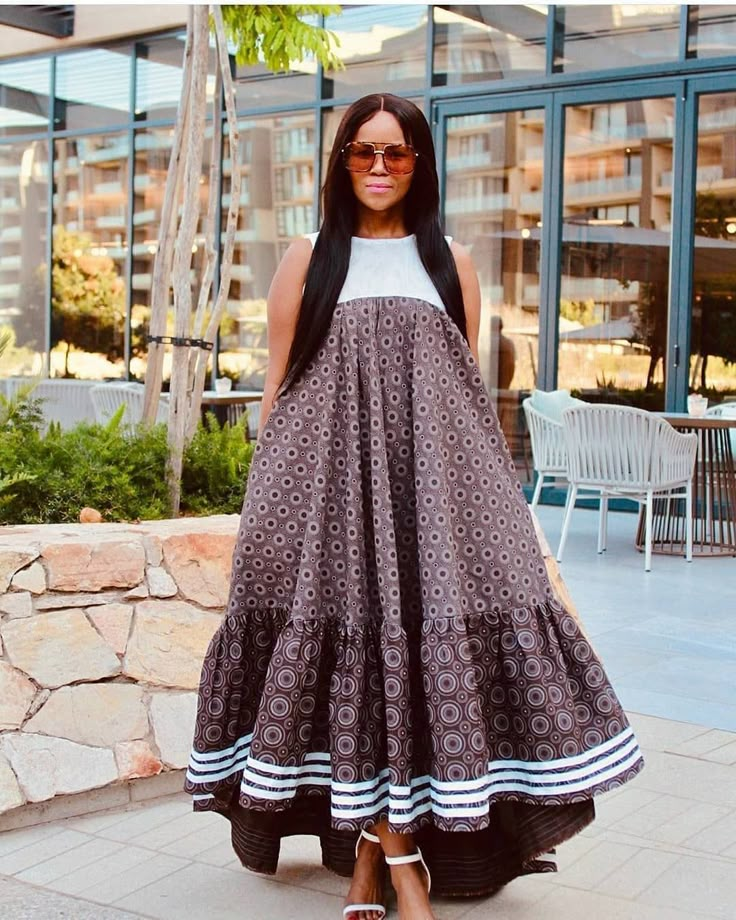 3,399 Likes, 35 Comments - Luxury Fashion & Style (@mzansi_fashions) on Instagram: “Beautiful . . . Double tap and tag her if you know her 🔥🔥👌🏽👌🏽 . . .  Follow 👉🏽👉🏽 @mzansi_fashions…” Zuria Habesha Dress Short, Traditional Shweshwe Dresses, Ethiopian Traditional Dress Shifon, New Habesha Dress 2022, Leteisi Dress Patterns 2022, Seshoeshoe Dresses, Zuria Habesha Dress 2022, South African Traditional Dresses, Traditional Dresses Designs