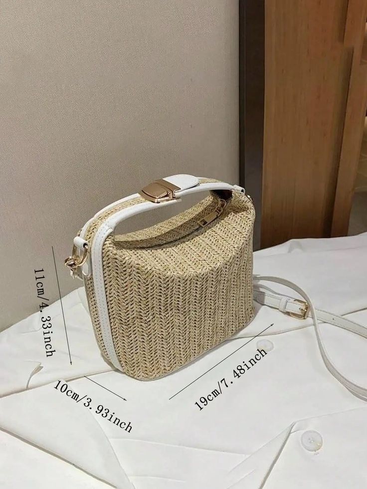 Summer New Grass Weaving Small Bag Casual Women's Bag Handheld One Shoulder Crossbody Bag Lining Material: POLYESTER Main Material: PVC Gender: WOMEN Closure Type: zipper Choice: yes update.24.07 Grass Weaving, Bag Lining, Baby Boy Jackets, Blue Black Color, Formal Shoes For Men, Wedding Suits Men, Baby Boy Shoes, Large Backpack