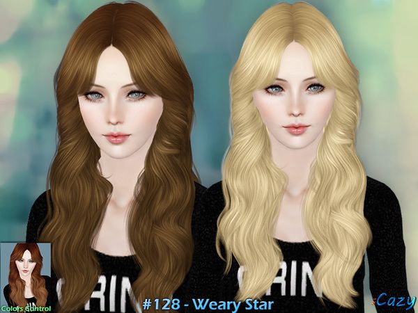 The Sims Resource - TSR Weary Star hair set by Cazy - Sims 3 Downloads ...