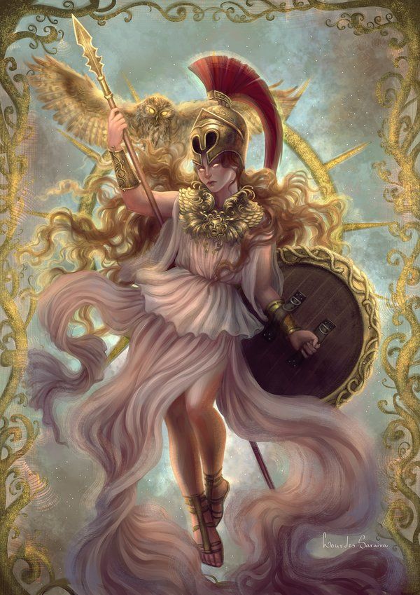 Athena by agnes-green.deviantart.com on @DeviantArt Athena Greek Goddess, Athena Tattoo, Athena Goddess Of Wisdom, Greek Goddess Art, Greek Pantheon, Greek Mythology Gods, Greek Mythology Tattoos, Mythology Tattoos, Greek Gods And Goddesses