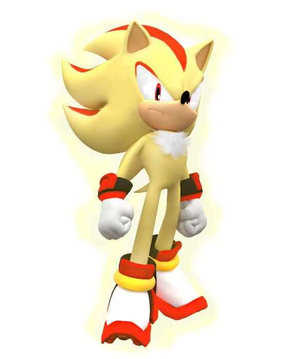 an image of a sonic the hedgehog character in motion on a white background with red and yellow accents