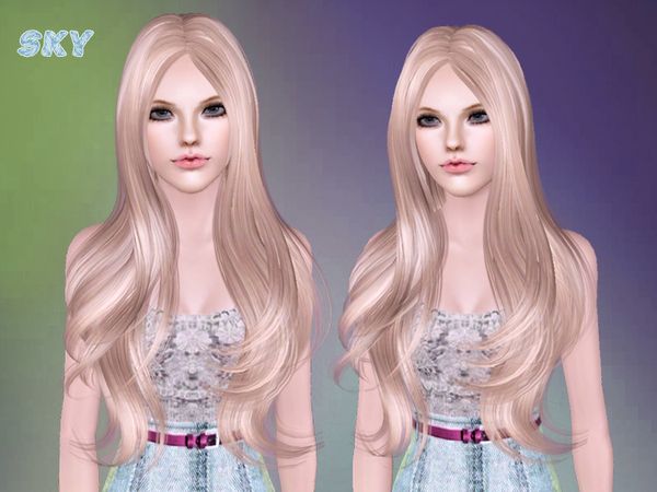 Skysims_hair_adult 254 in 2024 | Sims hair, Sims, Sims 3