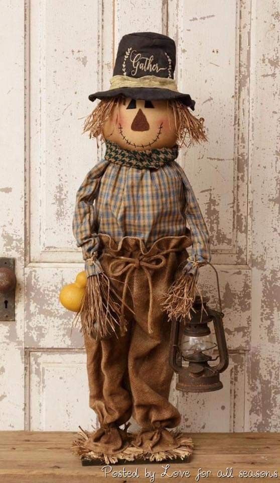 Pin by Mirela Kalkan on Autumn | Fall halloween crafts, Scarecrow doll ...