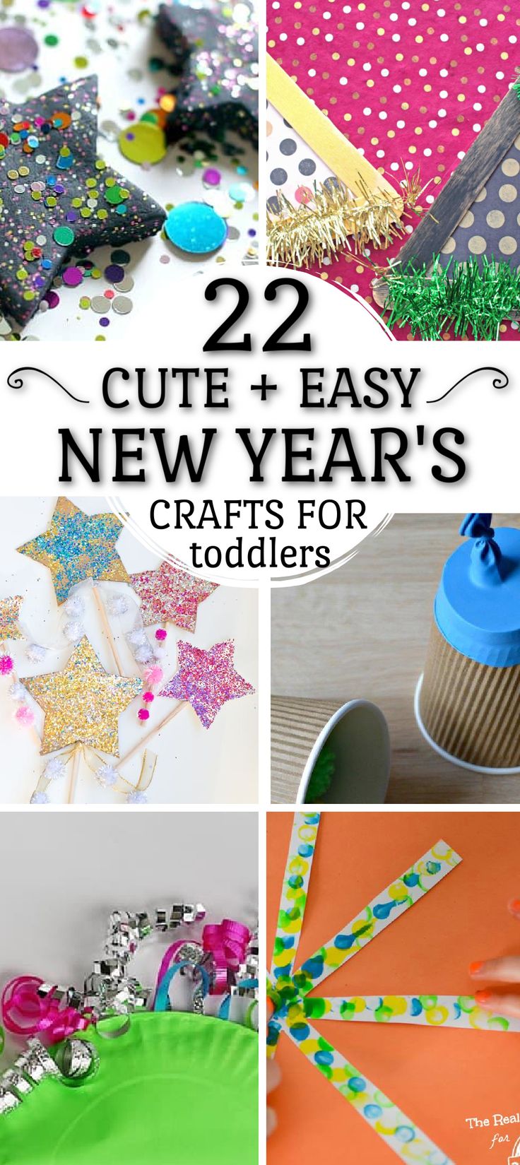 22 Fun and Easy New Years Crafts for Toddlers | Toddler crafts, New ...