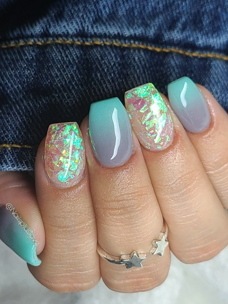 Dip Nails With Glitter Accent, Peekaboo Dip Nails, Dipped Nails Ideas Powder Short, Cute Dip Nails Ideas, Fun Dip Nails, Dip Nails, Her Nails, Dipped Nails, Hot Nails