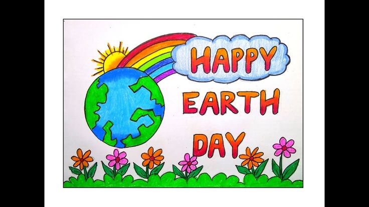 #earthday HOW TO DRAW EARTH DAY POSTER/ EASY EARTH DAY DRAWING/ SAVE ...